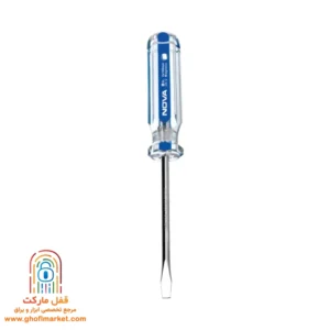 پیچ گوشتی دوسو 100×3 دسته کریستالی نووا مدل NTS-1112