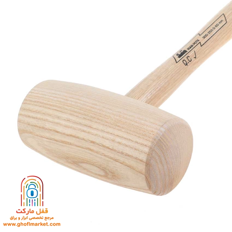 چکش چوبی 450 گرمی ایران پتک مدل AP-8010 - تصویر 3