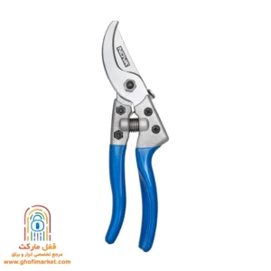 قیچی باغبانی نووا مدل 2316-NTG با فنر مقاوم، قفل ایمنی و روکش کرومی ضد زنگ برای استفاده طولانی‌مدت