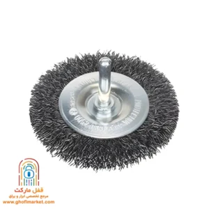 برس سر دریلی تخت افشان فولادی جهان برس مدل 0071 سایز 90×10