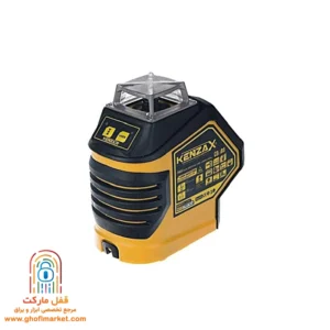 kenzax-360-red-laser-level تراز لیزری دو خط ۳۶۰ درجه کنزاکس مدل KLL-2360 با نور قرمز و بدنه TPR