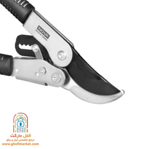 قیچی نووا تایوانی مدل NTS-2371 با طول 75 سانتی‌متر و دسته ثابت برای باغبانی حرفه‌ای