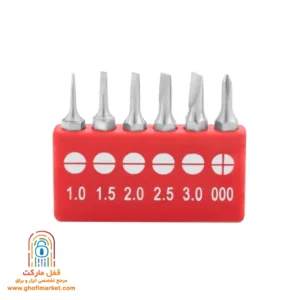 سری پیچ گوشتی های سخت کاری شده ست تعمیرات موبایل رونیکس مدل RH-2711