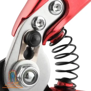 hardened-spring-mechanism (1) فنر سختکاریشده بین دستههای قیچی RH-3107 که تیغهها را باز میکند