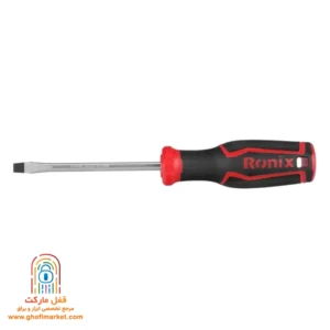 پیچ گوشتی تکی دوسو دورنگ رونیکس RH-2746 سایز 100 در 6 میلی متر با دسته TPR