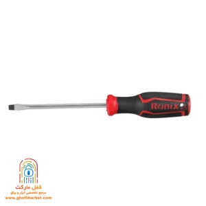 پیچ گوشتی تکی دوسو دورنگ رونیکس RH-2747 سایز 125 در 6 میلی متر با دسته TPR