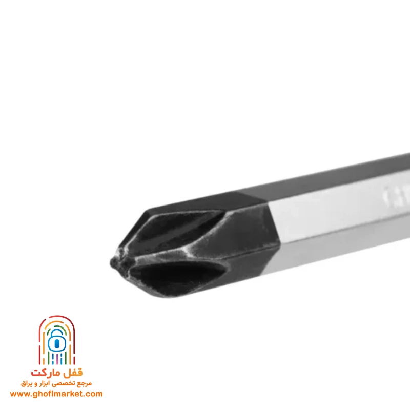 نوک آهن ربایی با پوشش اکسید سیاه پیچ گوشتی چهارسو رونیکس مدل RH-2970