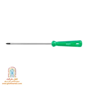 پیچ گوشتی تکی چهارسو رونیکس مدل RH-2882 با سایز 150 در 8 میلی متر و دسته کریستالی
