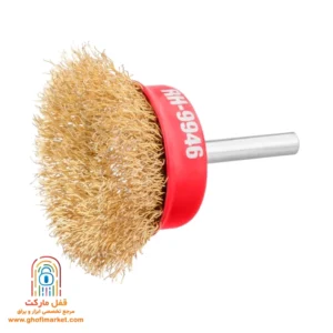 ronix-rh-9946-wire سیم چین خورده فولادی فرچه سردریلی کاسه ای رونیکس مدل RH-9946