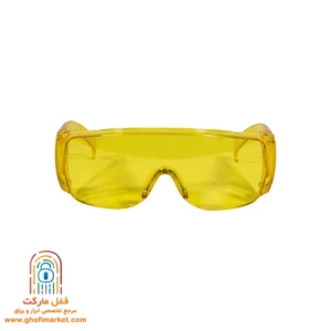 safety-glasses-model-8143-1 لنز پلیکربنات ضد خش و UV عینک آروا