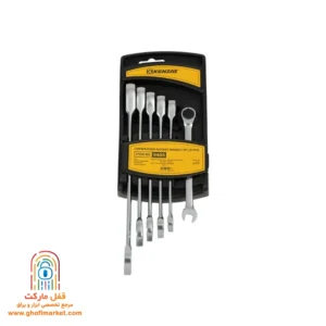 ست 6 عددی آچار يک سر جغجغه کنزاکس مدل 9406